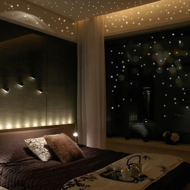 Glow In Dark Stars - Autocollants muraux lumineux, 407 pièces, décoration
