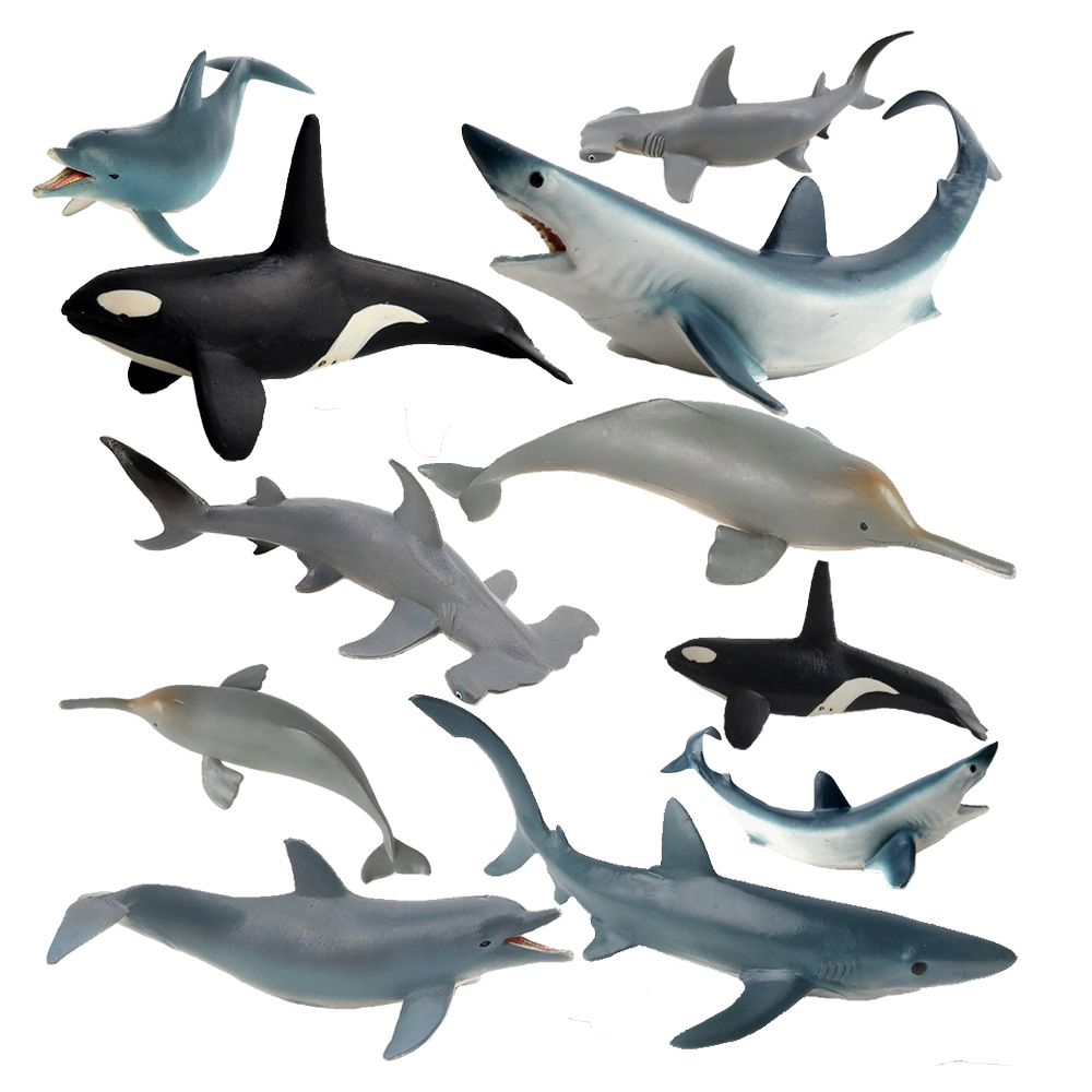 Kids Toys Under $10 - Figurines d'animaux marins en langage, requin
