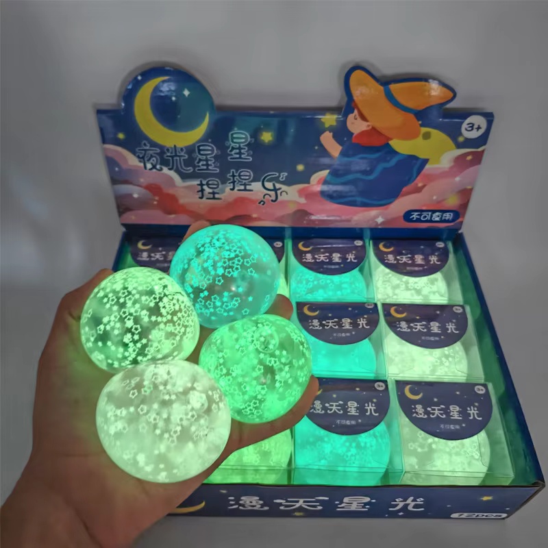 Glow In Dark Stars - Jouets en bonbons mous à la