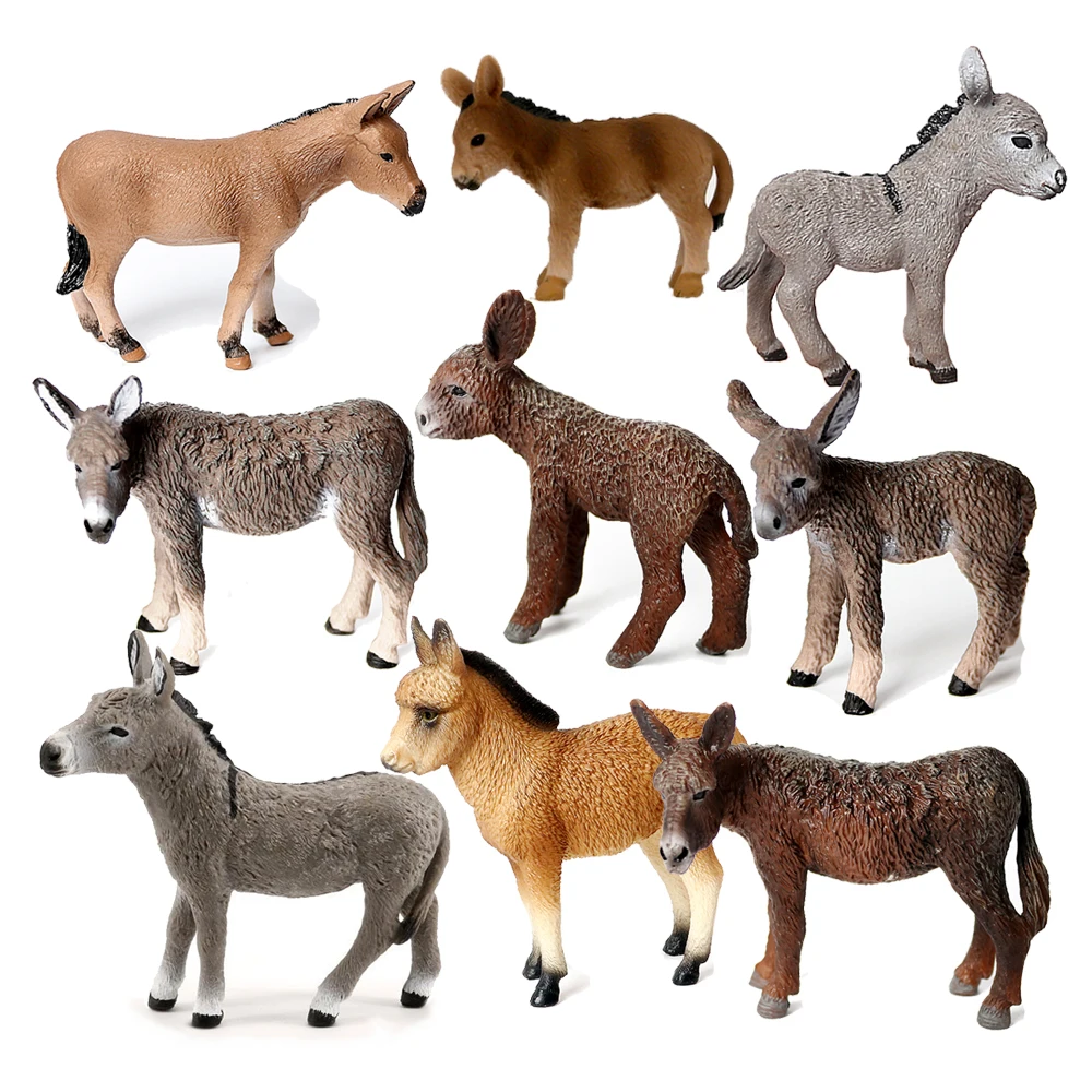 Kids Toys Under $10 - Modèle d'âne jouet animaux Figurines ferme