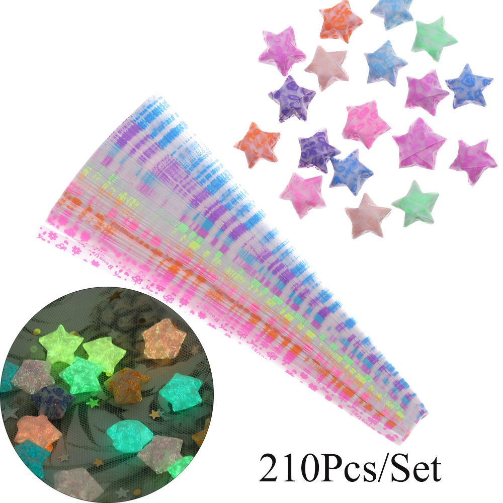 Glow In Dark Stars - Lucky Star Origami Fluorwisdom Bande pliante,
