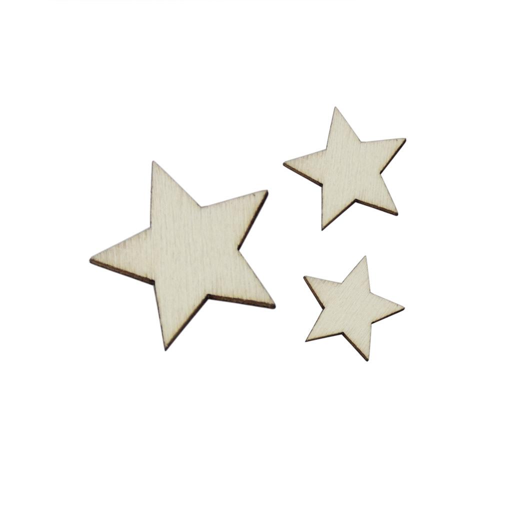 Kids Toys In Store - Tranches d'étoiles en tilleul naturel pour