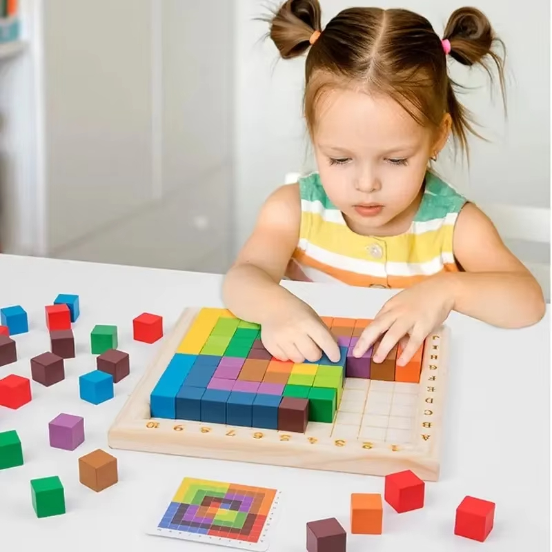 Kids Toys Under $10 - Jeu de construction Montessori en bois