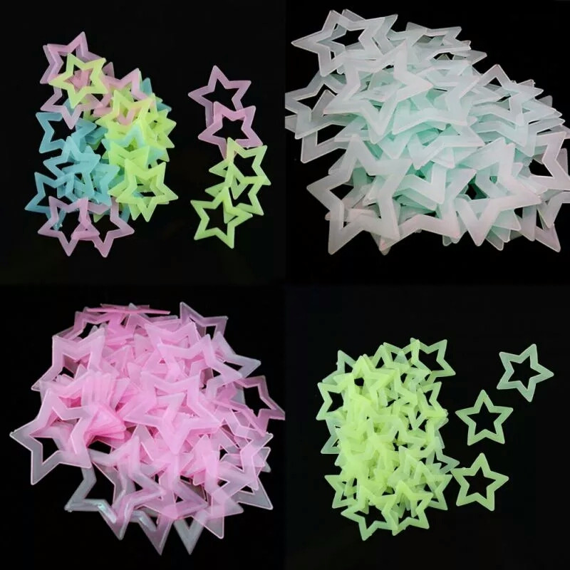 Glow In Dark Stars - Stickers Muraux Étoile Creuse 3D, Stockage
