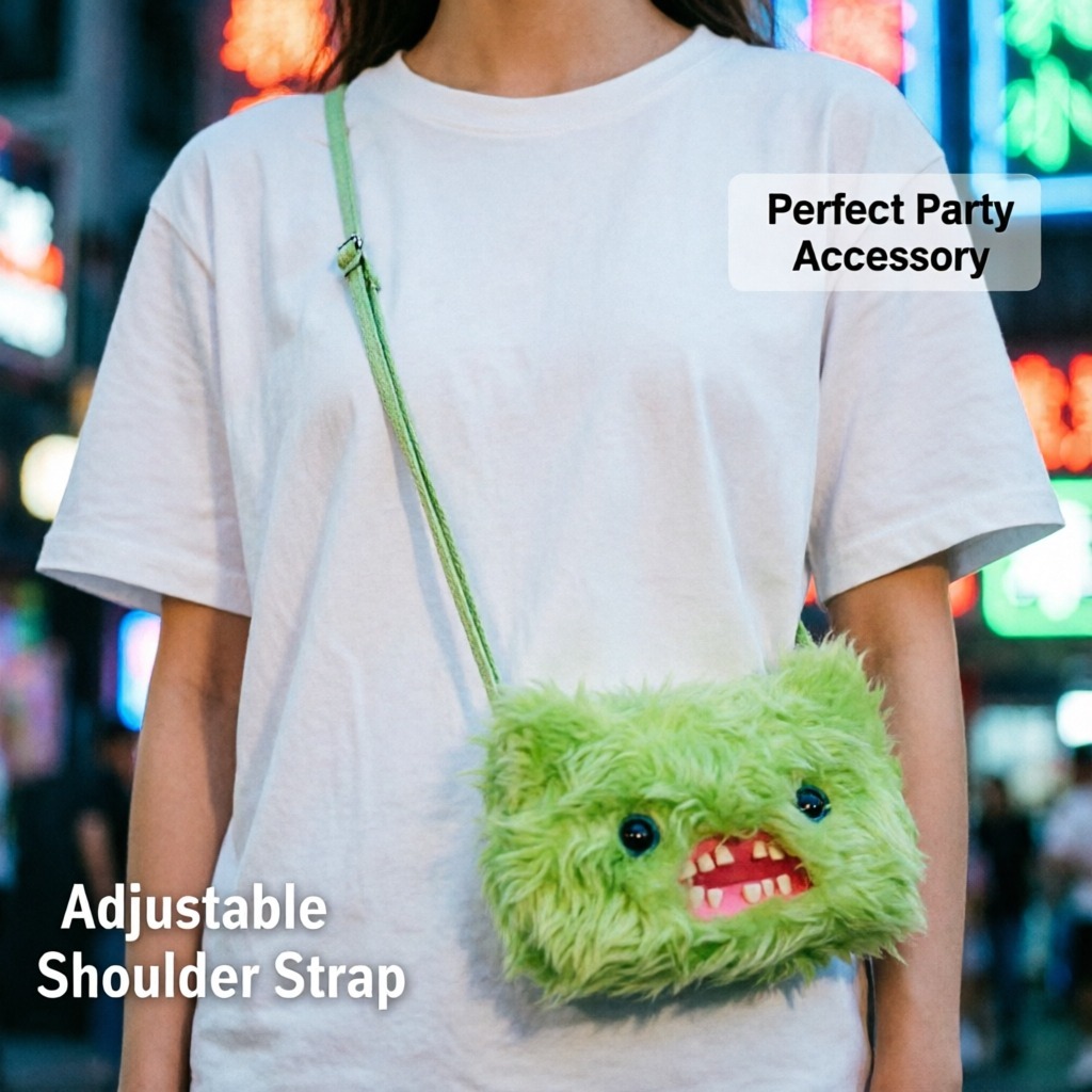 Sac à bandoulière en peluche m - Kids Toys Hong Kong avis et prix