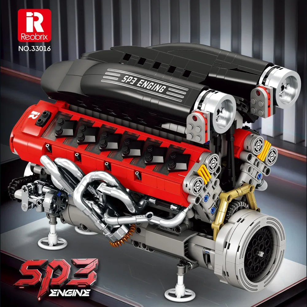 1240 pièces Moteur de voiture  - Kids Toys Idea avis et prix