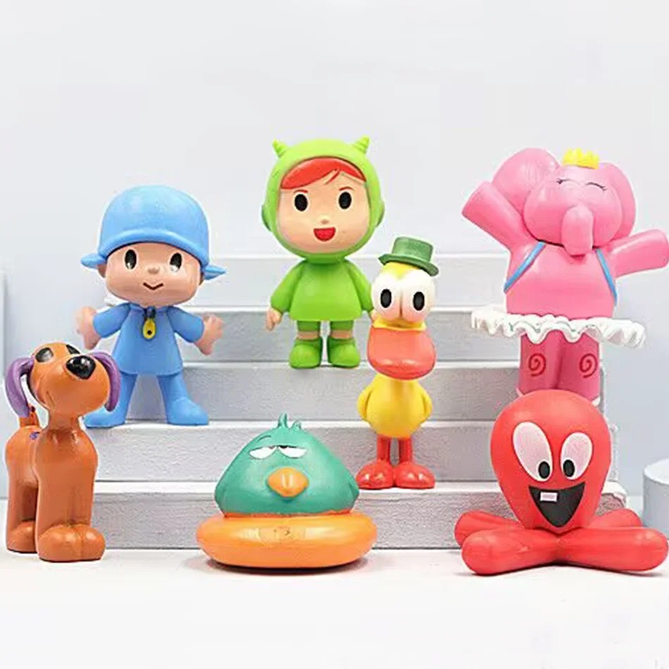 Lot de 7 figurines Pocoyo anim - Kids Toys Elephant avis et prix