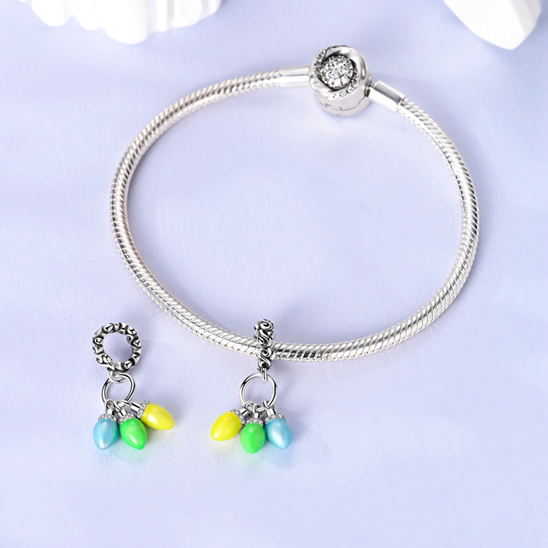 Breloques en argent 925, motif - Glow In Dark Stars avis et prix