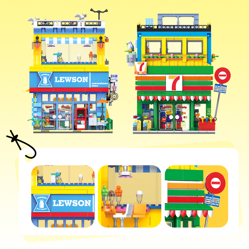 1263+ Pièces Scène de Rue Maga - Kids Toys In Store avis et prix