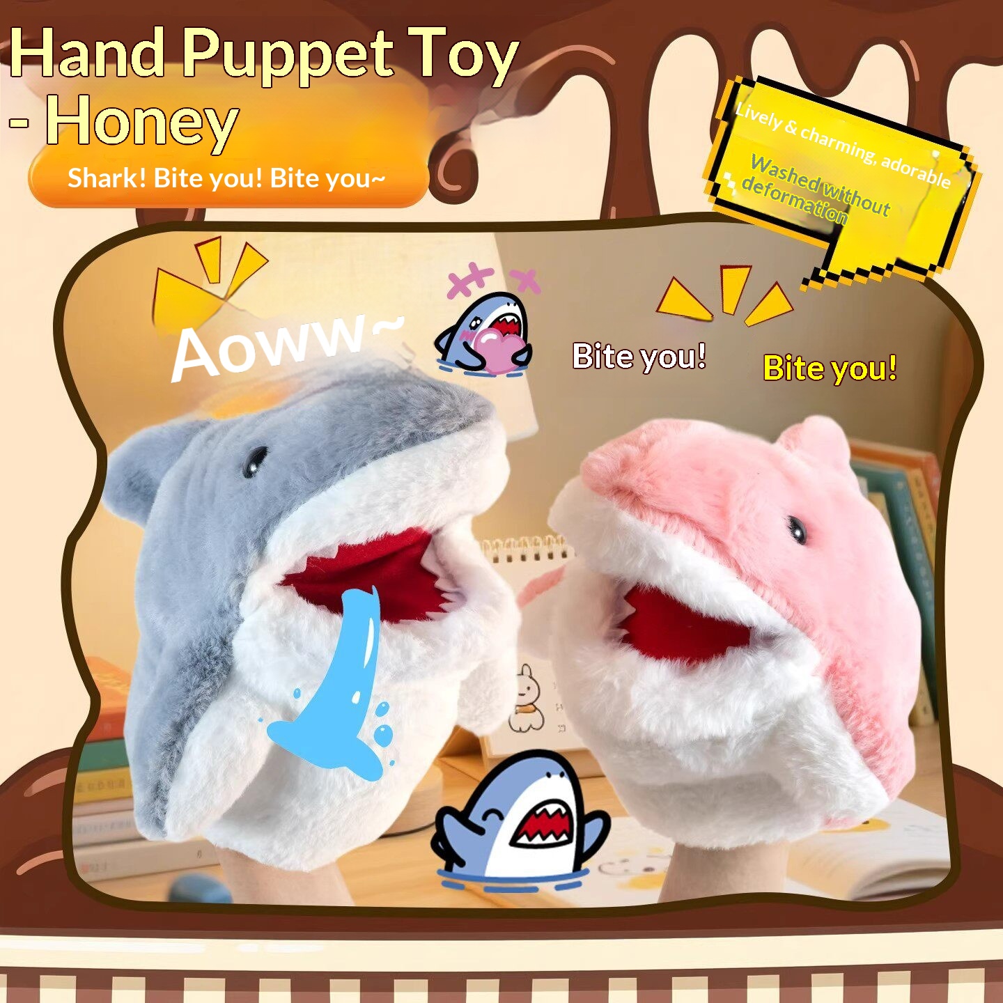 Marionnette de main requin en  - Kids Toys Idea avis et prix