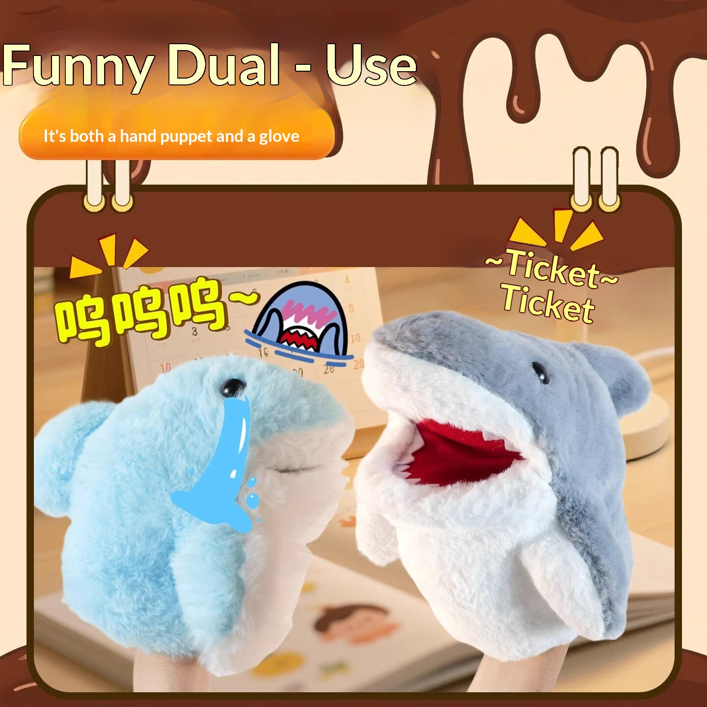 Marionnette de main requin en  - Kids Toys Idea avis et prix
