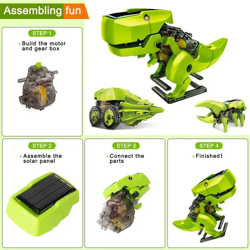 Kit robot solaire 3-en-1, joue - Kids Toys Under $10 avis et prix