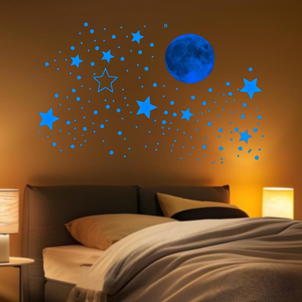 5x autocollants muraux qui bri - Glow In Dark Stars avis et prix