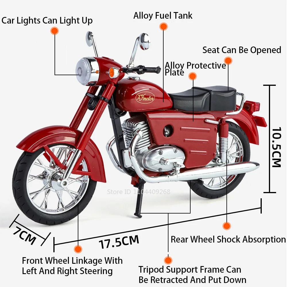 Modèle de moto XF250, échelle  - Kids Toys Under $10 avis et prix